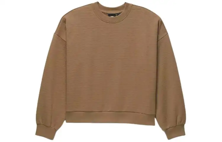 Vans Sabine Loose Jacquard Crew Sweatshirt Women's Brown