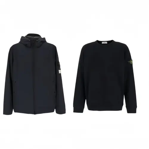 STONE ISLAND Casual Sportswear Unisex Black