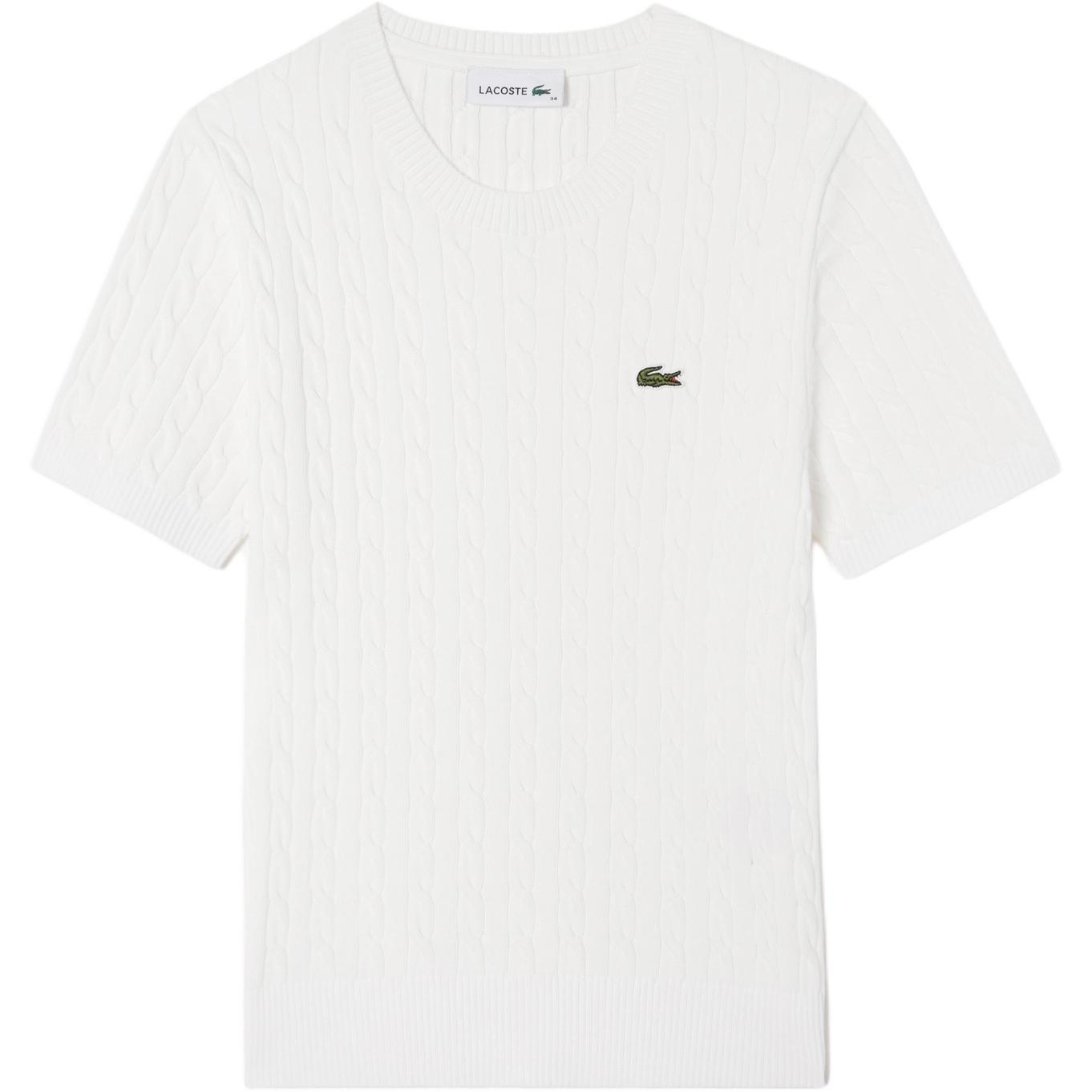 Женский джемпер LACOSTE (белый)