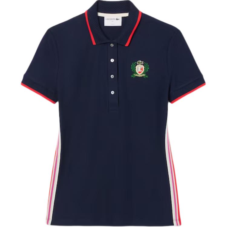 Женская футболка LACOSTE (разноцветный)