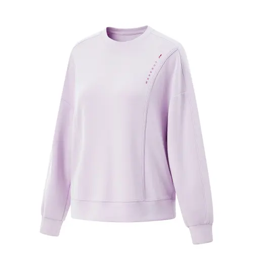Li Ning Fitness Series Sweatshirt Women's Cloud Purple