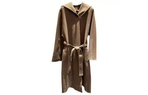 HERMES Coats Coat Women's Brown