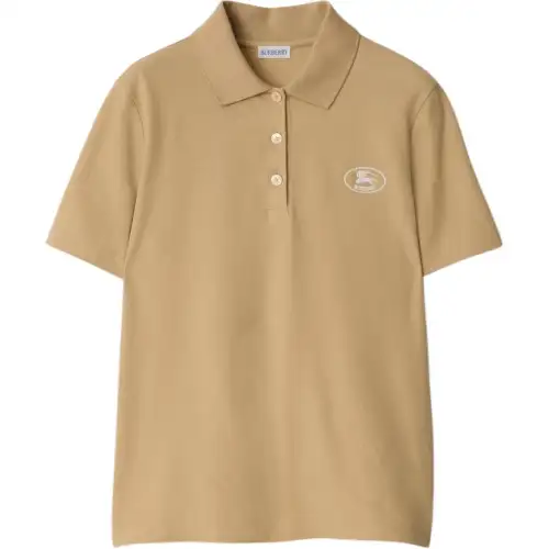 Burberry SS25 Polo Shirt Women's Khaki