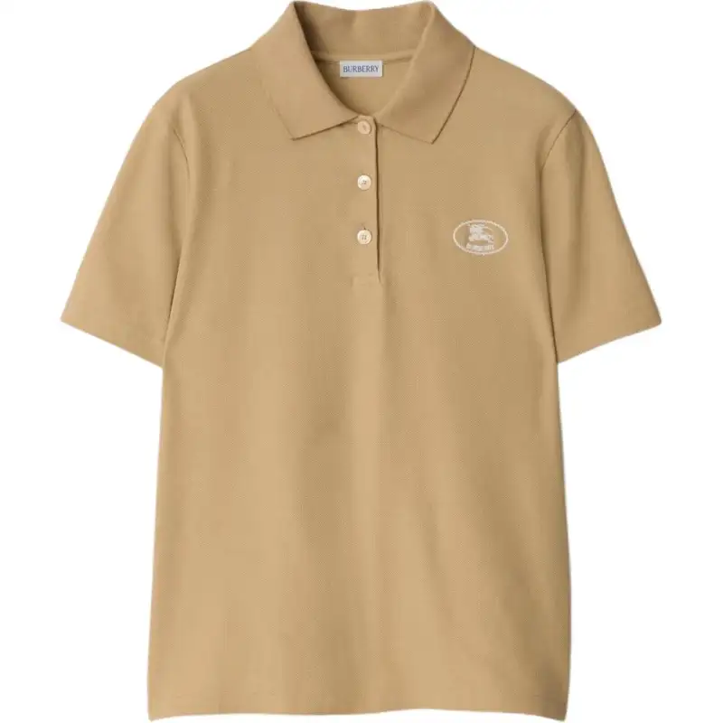 Burberry SS25 Polo Shirt Women's Khaki