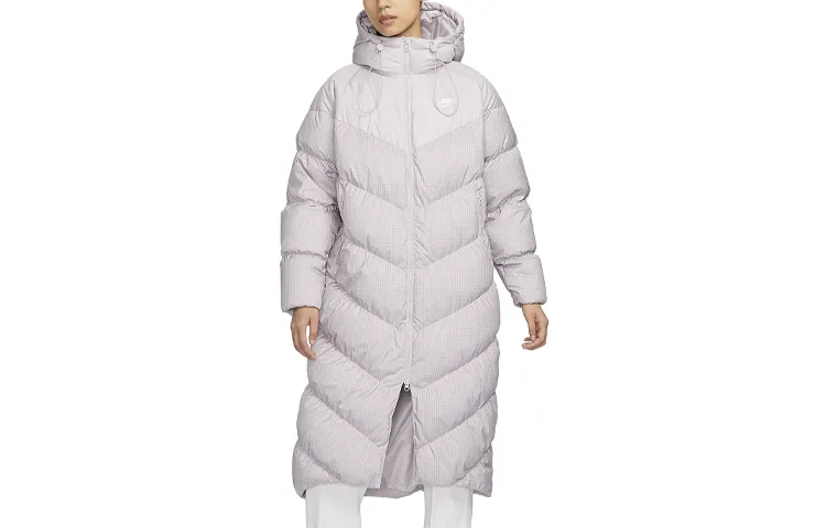 Nike Down Jacket Women's Gray Purple