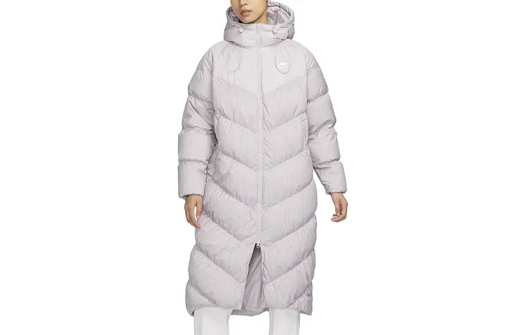 Nike Down Jacket Women's Gray Purple