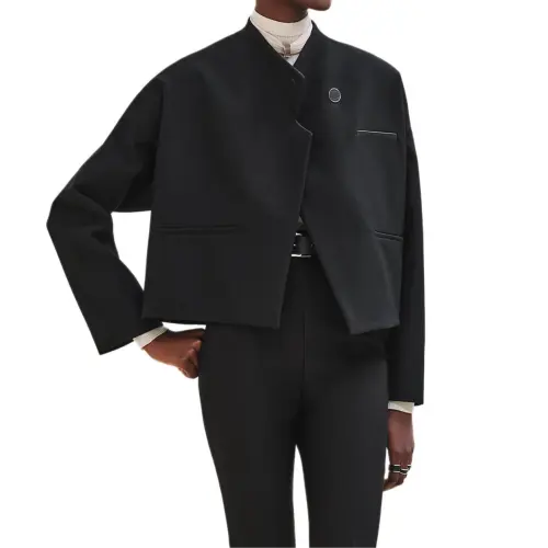 HERMES Jackets & Coats Women's Black