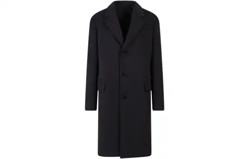 Bottega Veneta Coats Women's Black Lapel Moderate Straight Fit