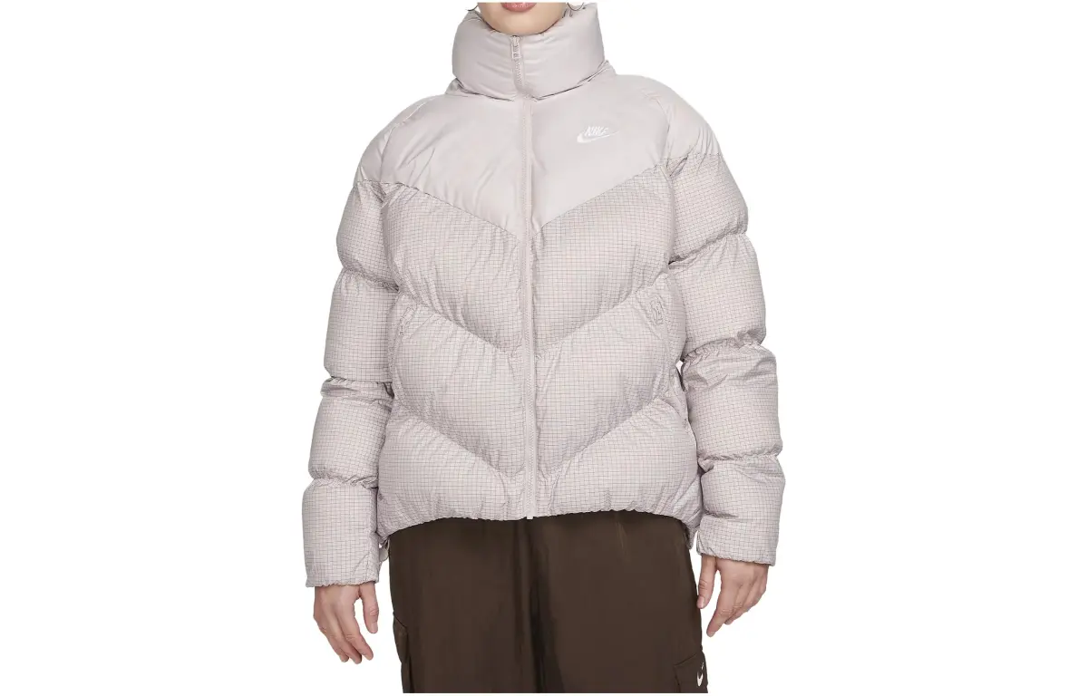 Nike Jackets Women's Platinum Purple Stand Collar Moderate Other