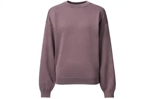 UNIQLO U Collection Knitwear Women's Violet Crew Neck Moderate Other