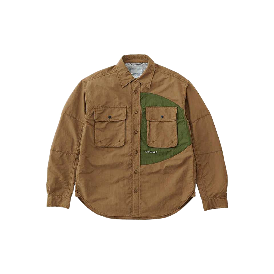Мужская рубашка Gramicci Brentwood Shirt (оливковая)