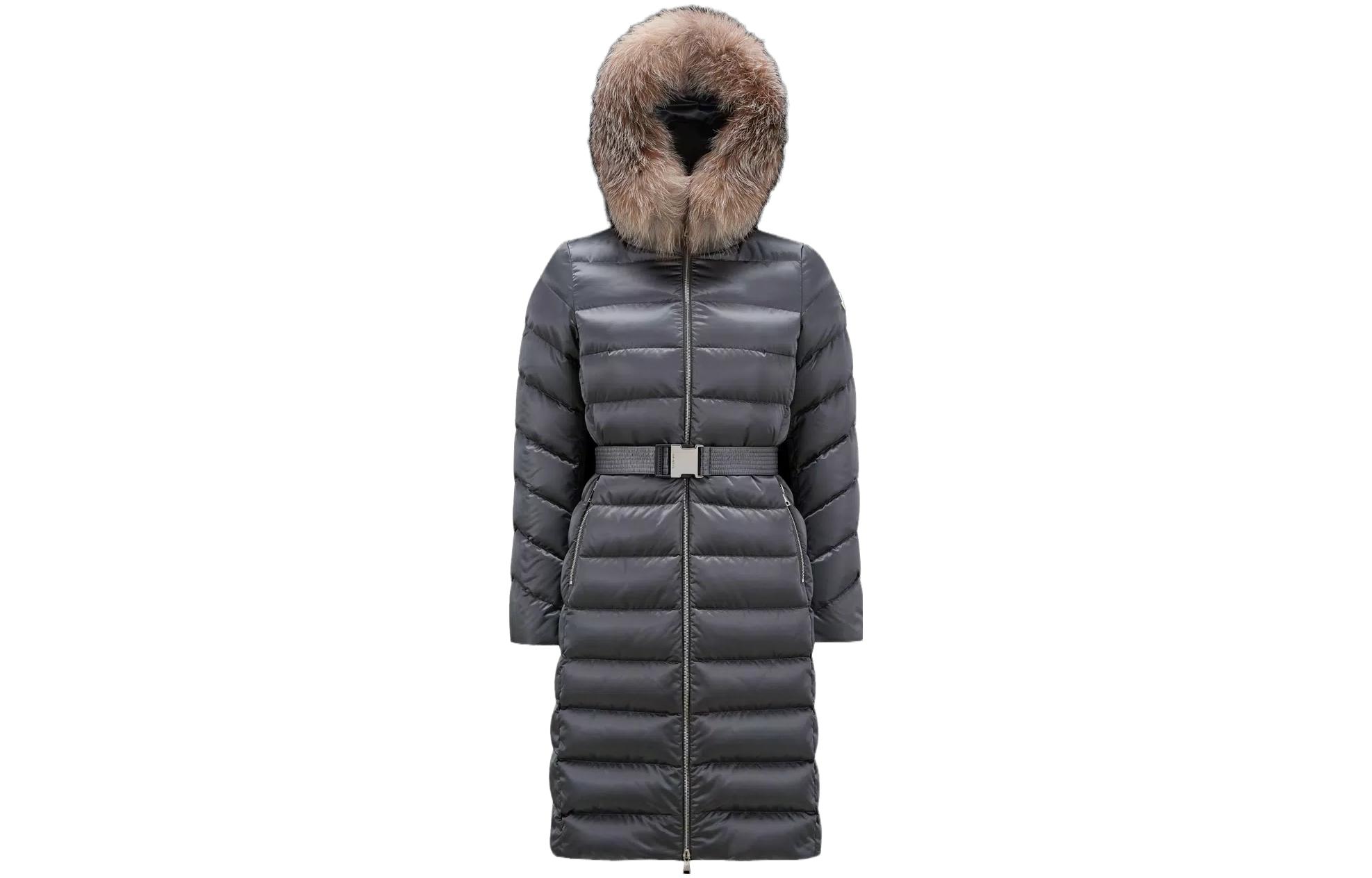 Женский пуховик Moncler Leerise (черный)