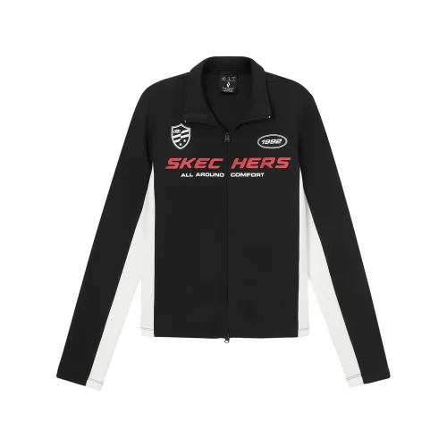 Skechers Jackets Women's Black Lapel Moderate Other