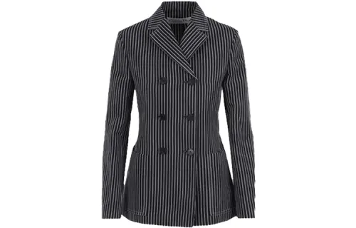 Christian DIOR Striped Double Breasted Jacket