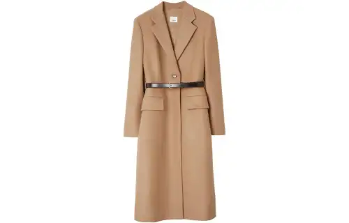 【Previous Season】single-breasted belted coat