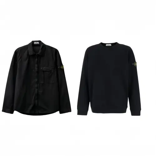 STONE ISLAND Casual Sportswear Unisex Black