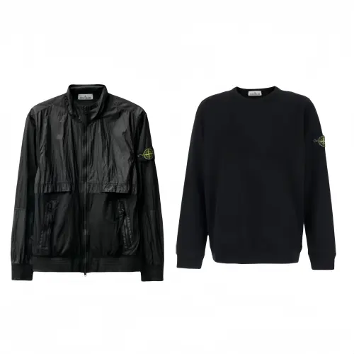 STONE ISLAND Casual Sportswear Unisex Black