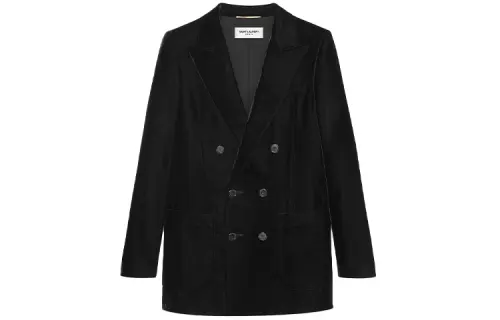 SAINT LAURENT Business Suit Coat Women's Black