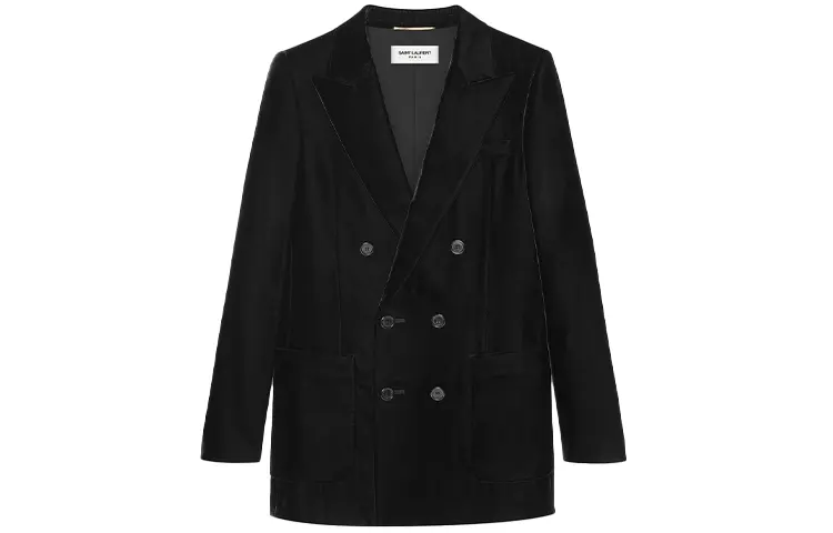 SAINT LAURENT Business Suit Coat Women's Black