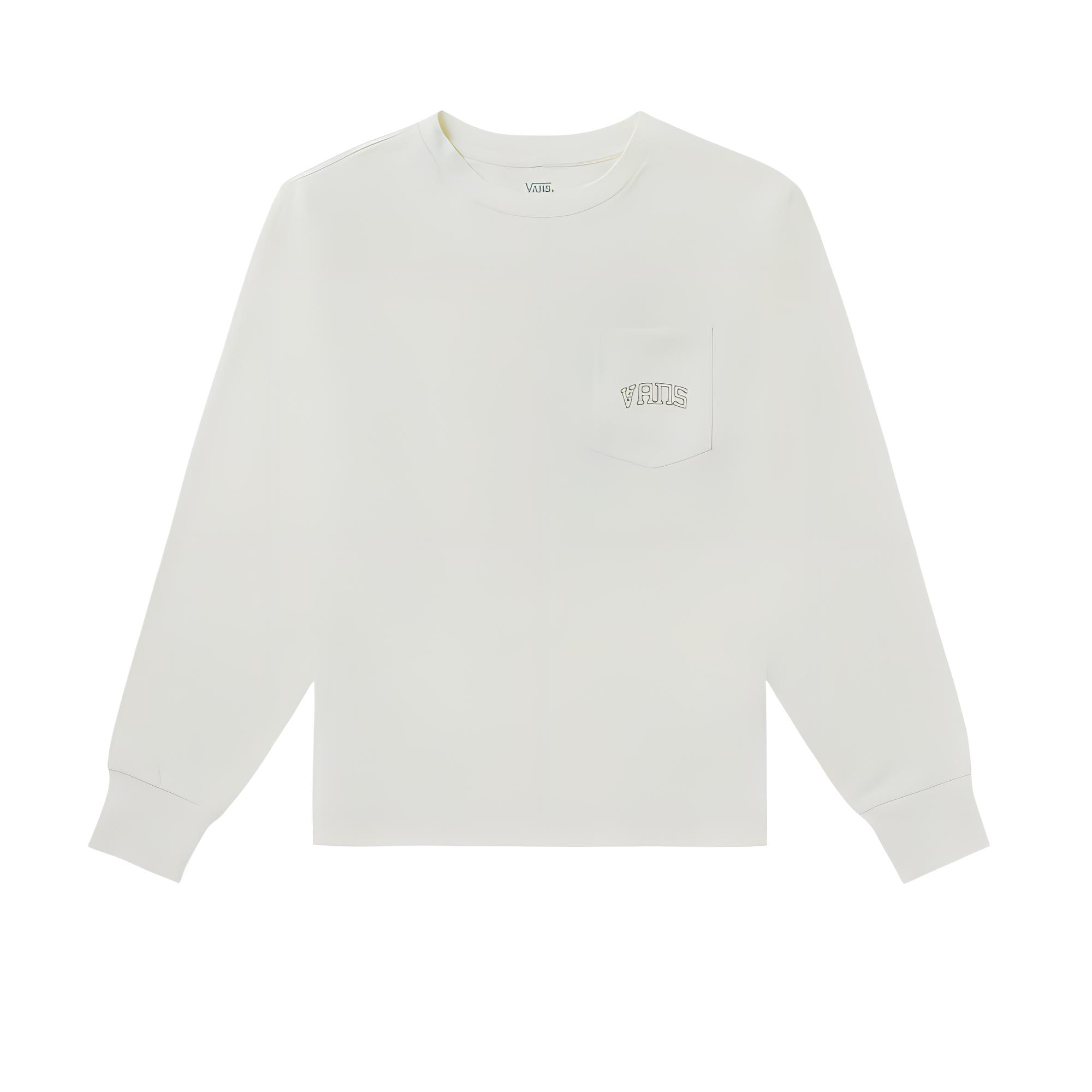 Женский свитшот Vans TEE LS (бежевый)