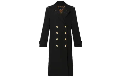 LOUIS VUITTON Coat Women's Black