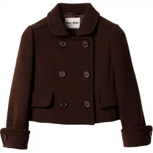 MIU MIU Jackets & Coats Women's Cocoa Brown