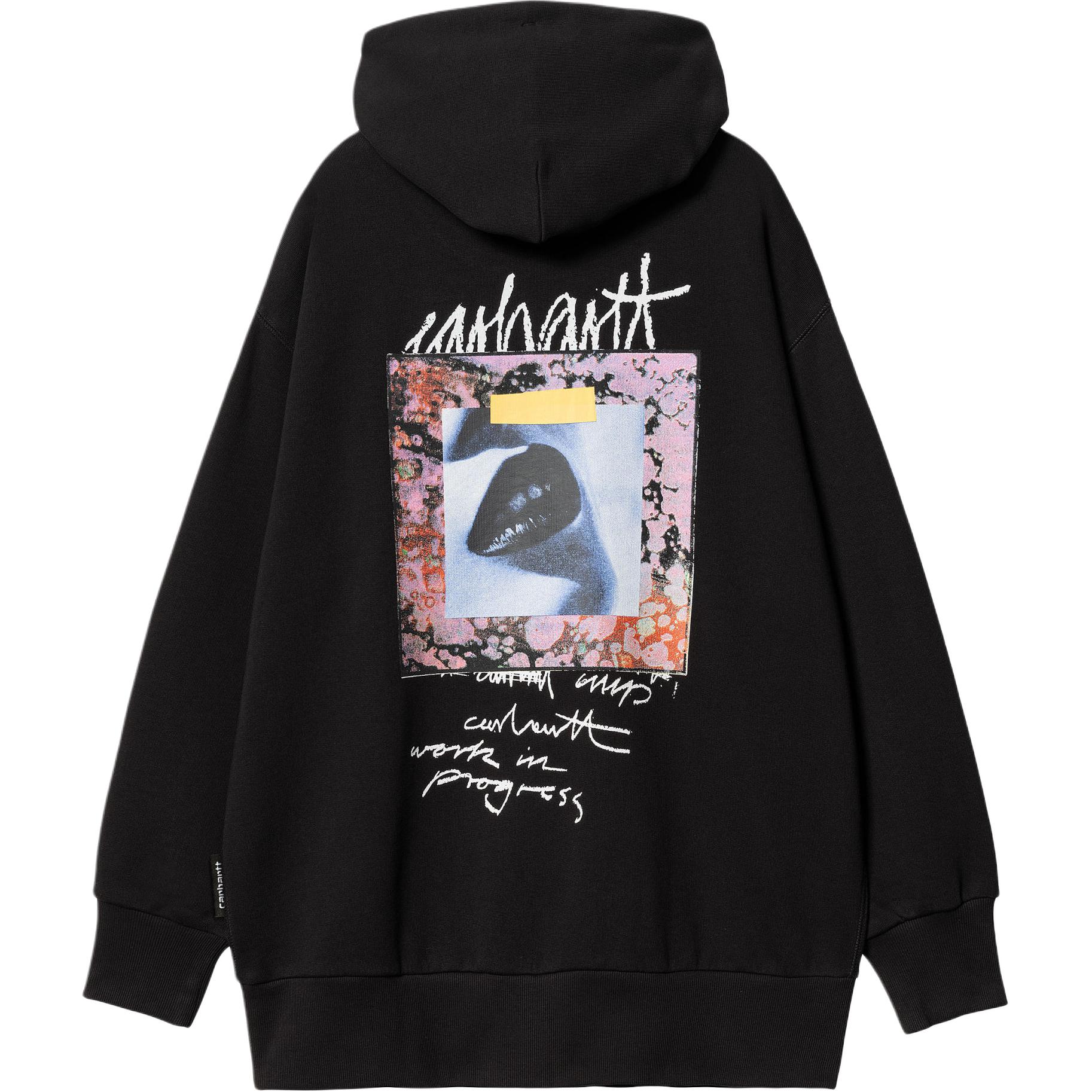 Женское худи Carhartt WIP W' Hooded Lips Sweat (черное)