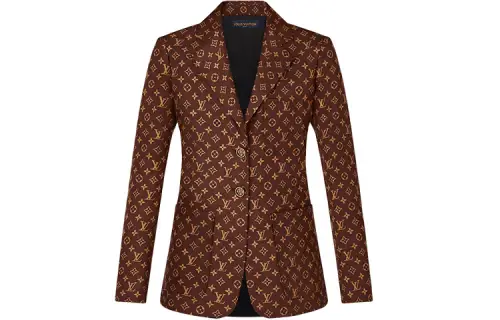 LOUIS VUITTON New Quarterly Products Of LV Business Suit Coat Women's Caramel