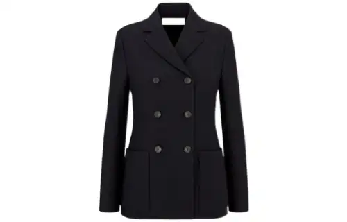 DIOR SS22 Business Suit Coat Women's Black