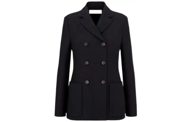 DIOR SS22 Business Suit Coat Women's Black