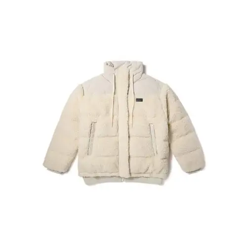 Vans Down Jackets Women's White Stand Collar Moderate Down Jacket