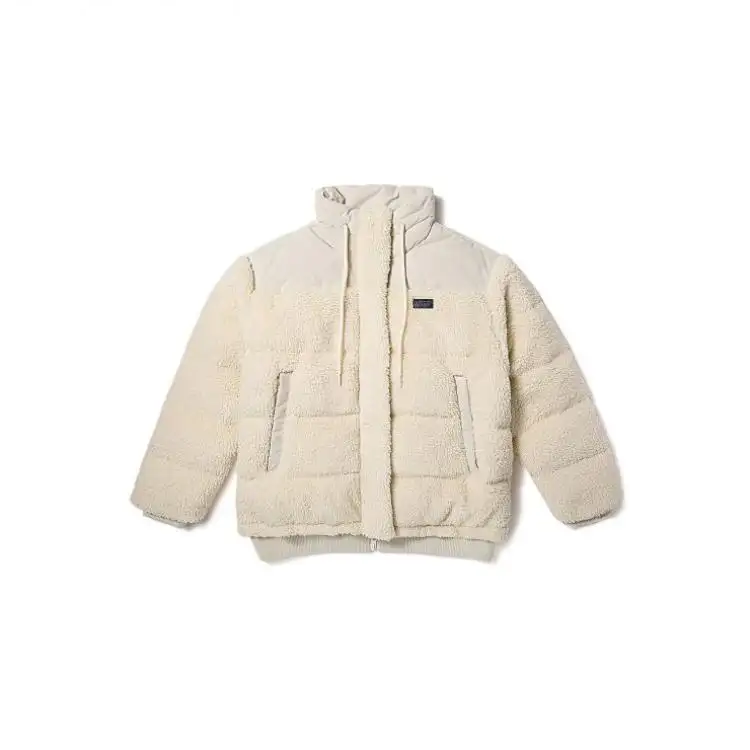 Vans Down Jackets Women's White Stand Collar Moderate Down Jacket