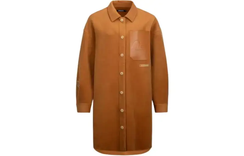 EVISU Coats Women's Camel Lapel Moderate