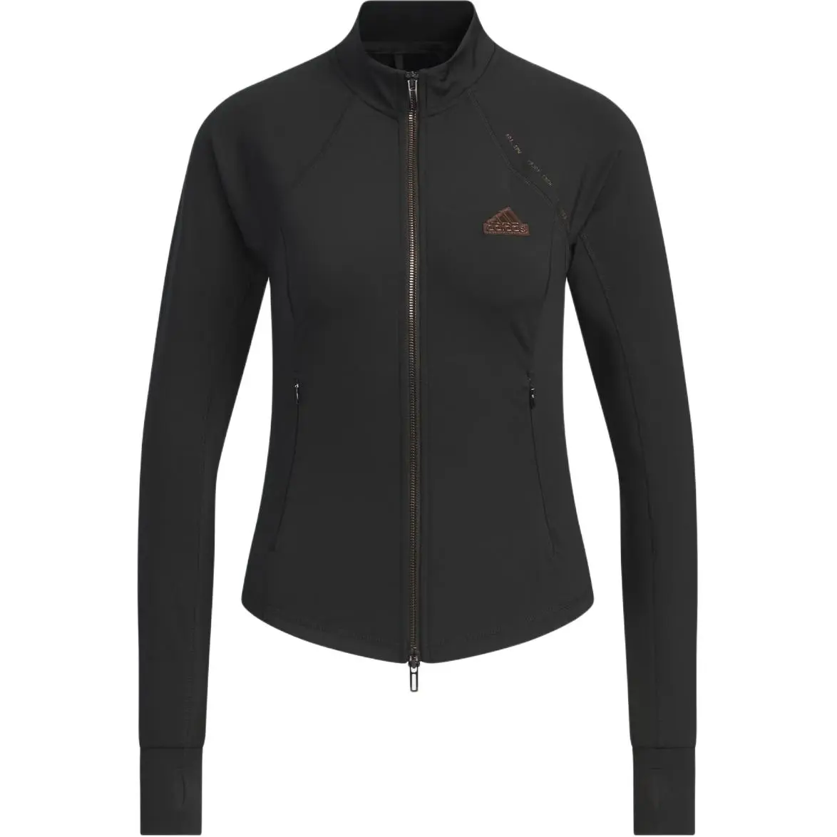 Adidas TECH SLIM KNIT JACKET Women's Black