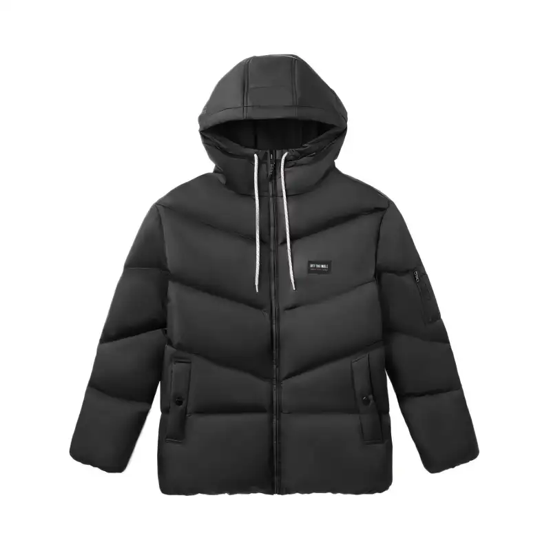 Vans Down Jackets Women's Black Hooded Moderate