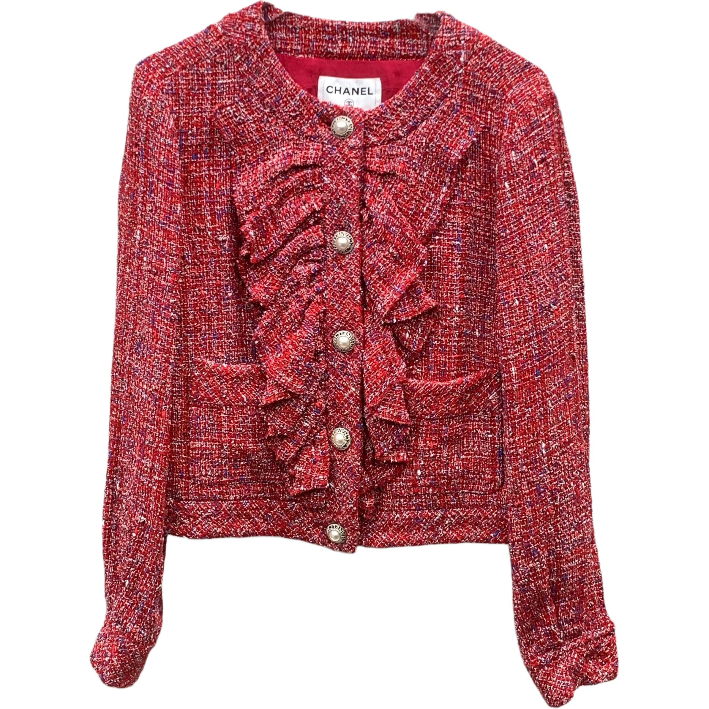 Женская куртка Chanel (красная)