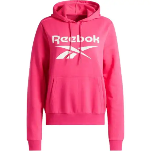 Reebok Identity Big Logo Fleece Sweatshirt Women's Bold Pink