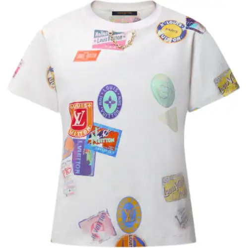 LOUIS VUITTON Mahina Patch Print T Shirt