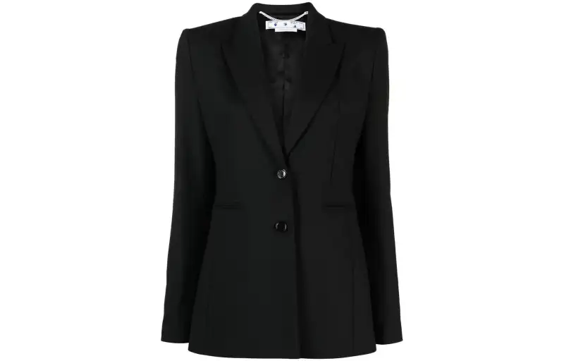 OFF-WHITE tailored single-breasted blazer