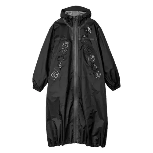 Cecilie Bahnsen Flower embellishment Hooded Raincoat