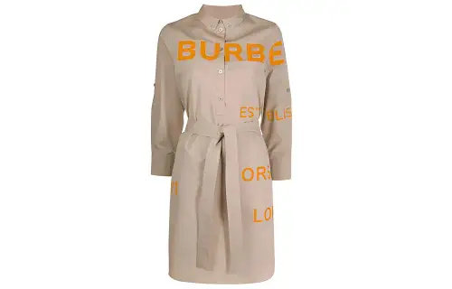 Burberry Coats Women's Beige Lapel Moderate