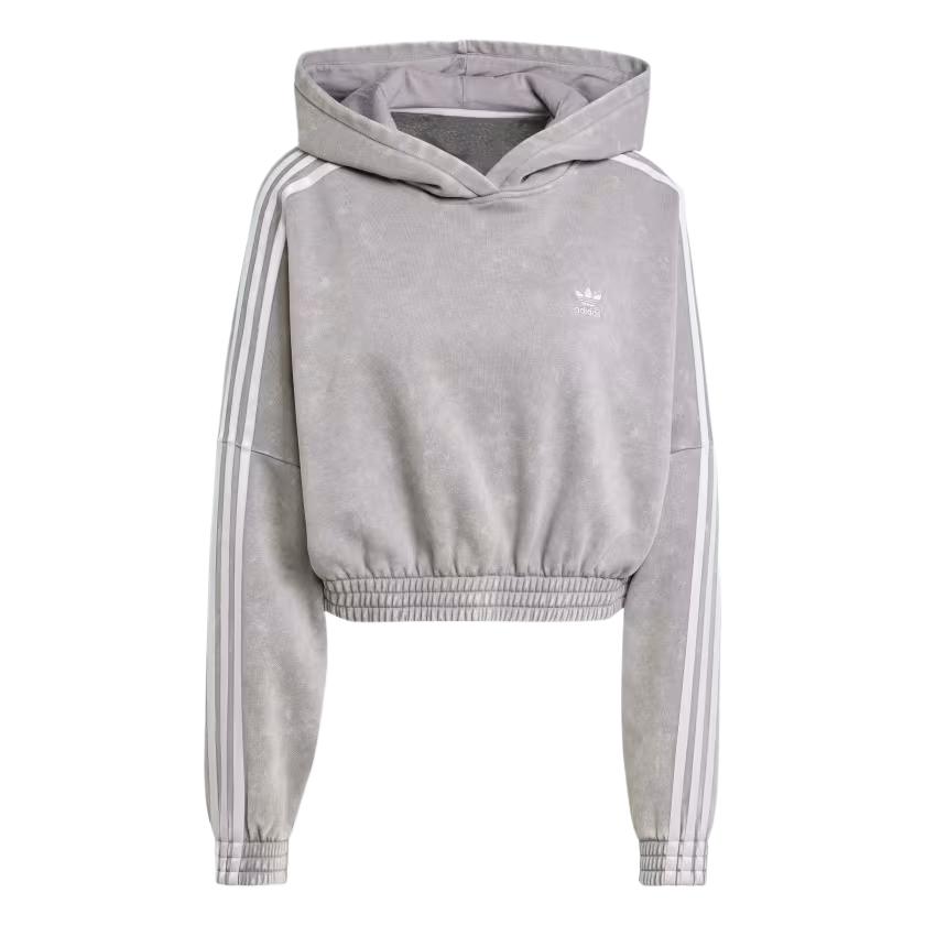 Adidas Originals Washed-Out Crop Oversized Hoodie