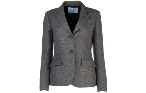 PRADA Business Suits Women's Dark Gray Suit Collar Moderate