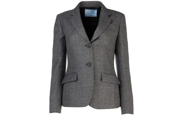 PRADA Business Suits Women's Dark Gray Suit Collar Moderate