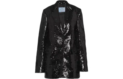 Prada sequin-embellished blazer