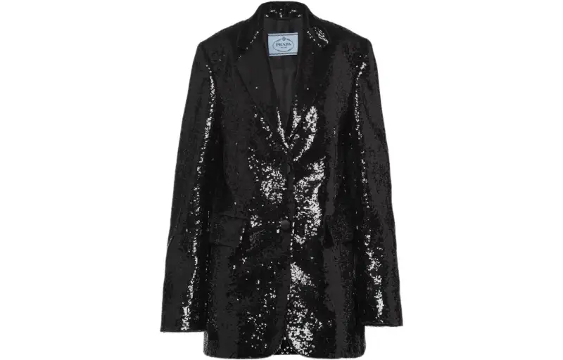 Prada sequin-embellished blazer