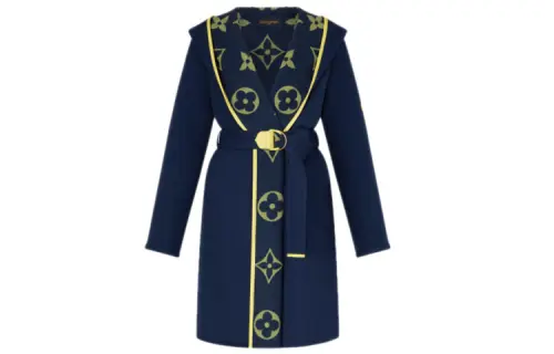 LOUIS VUITTON Coat Women's Dark Blue