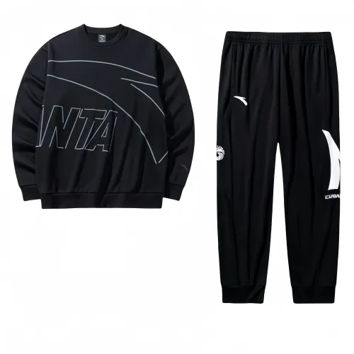 Anta Sports Life Collection Casual Sportswear Men's Black