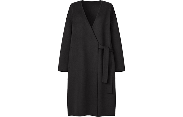 Женское пальто UNIQLO (черное)
