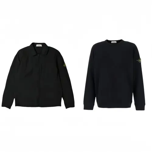 STONE ISLAND Metal Nylon Collection Casual Sportswear Unisex Black
